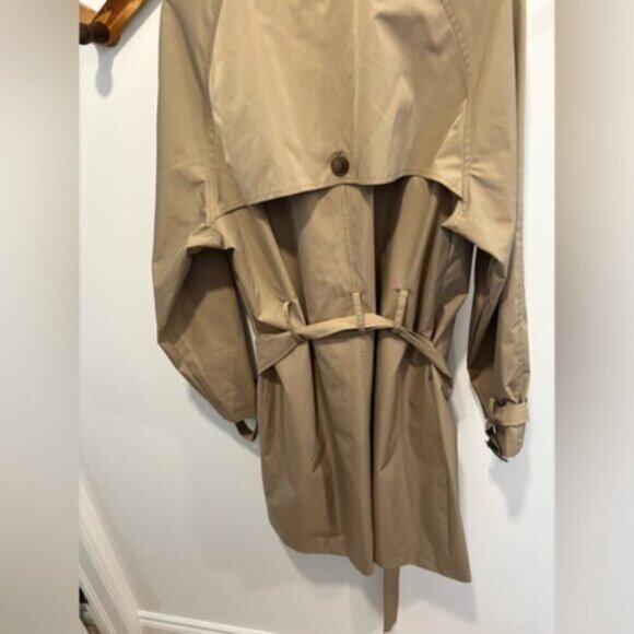 NWT- REBECCA MINKOFF BELTED TRENCH COAT - Size L - Picture 6 of 13